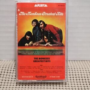 The Monkees Greatest Hits Cassette 1975 Arista Records Pop Rock